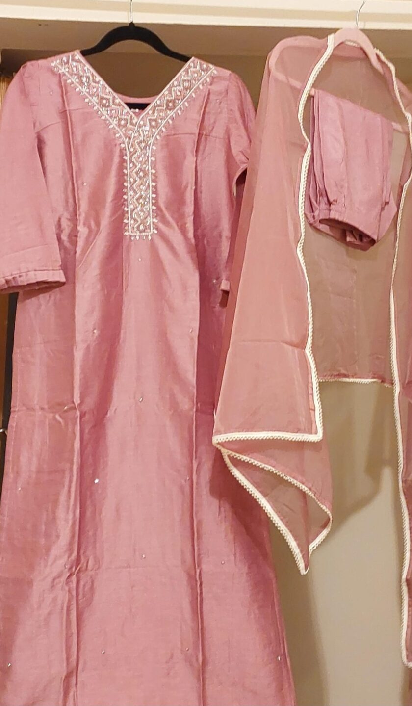 Pink Kurti Set